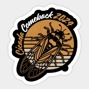 Cicada comeback 2024 Sticker